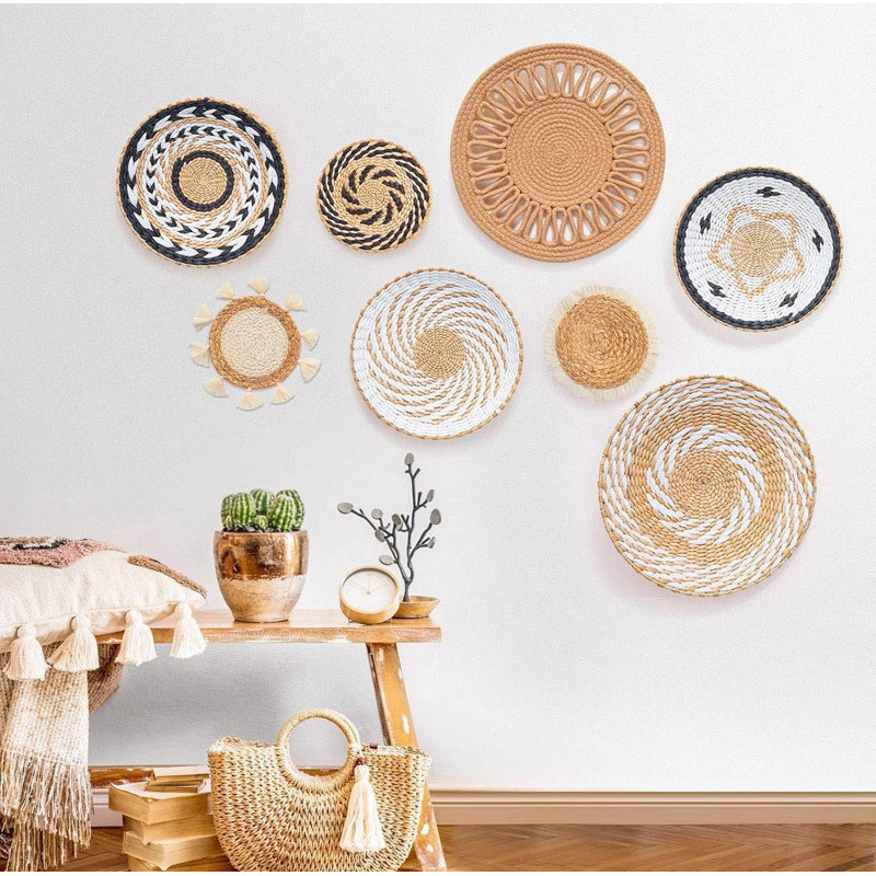 Wall Decor on Rattan