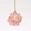 Luminaire suspendu en verre coloré 1 lumière Petals Tiffany