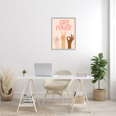 Girl Power Pop - Impression sur toile