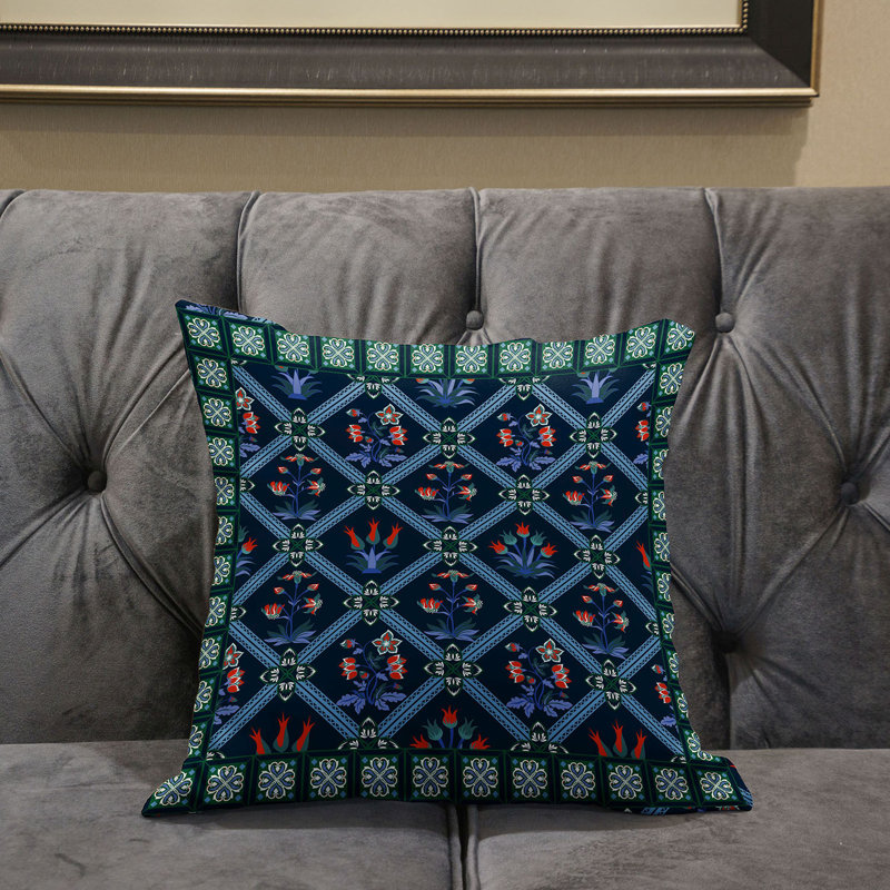 Housse et insert de coussin décoratif en polyester, 16 po x 16 po
