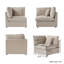 Fauteuil de chambre Blend
