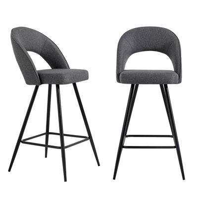 Salvator Counter Stool with Metal Frame