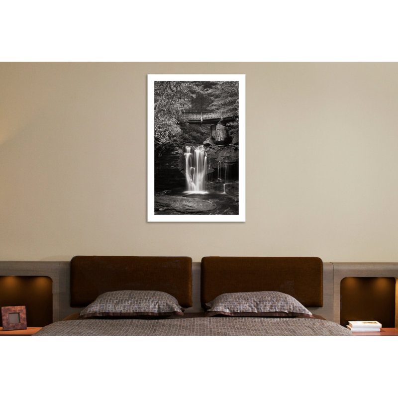 «Elakala Falls West II BW», toile tendue par Alan Majchrowicz, H 48 po x l 32 po x P 1,5 po