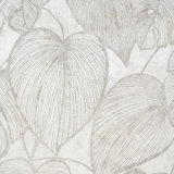 Julie Feels Home Collection Glitter/Shimmer Large Monstera Leaf Wallpaper Roll