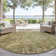 Machine Washable Indoor/Outdoor Claudian ACN1663 Brown Rug