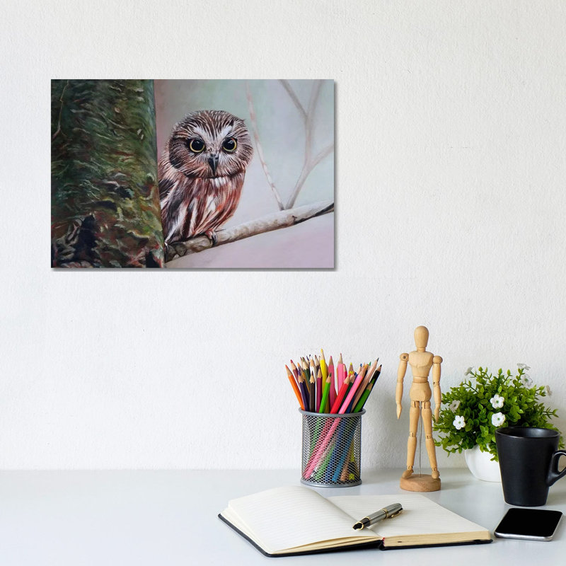 Night Eyes by J.Bello Studio - Wrapped Canvas Print, 20.32 cm H x 30.48 cm W