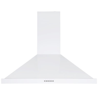 Hotte murale convertible 29,3 pouces 280 CFM en blanc
