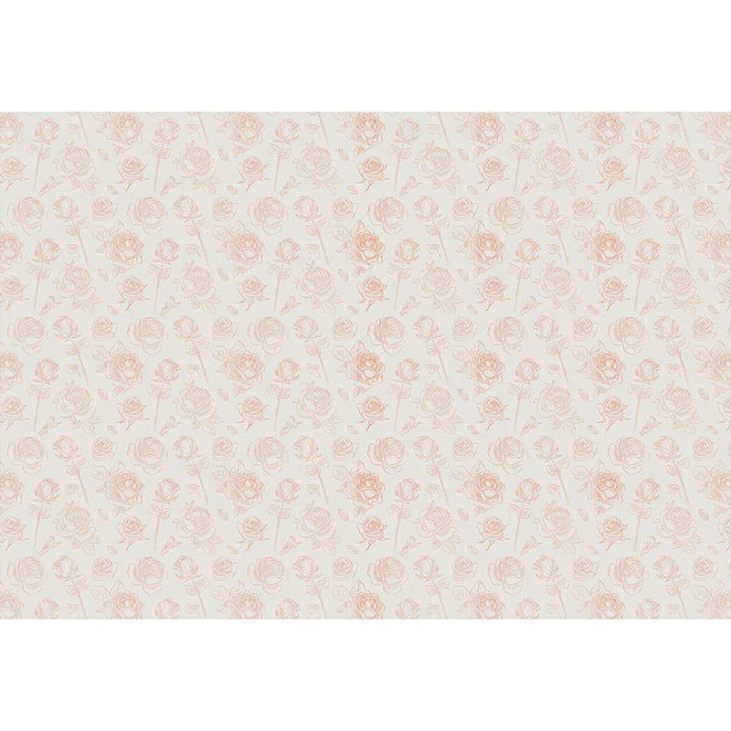 Adhésif mural floral L 144 po x l 100 po Floral Collocations, L 100 po x l 144 po