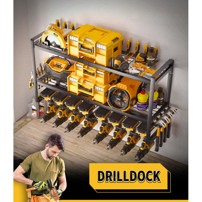 Electric Tool Organizer And Storage Wall Hanger