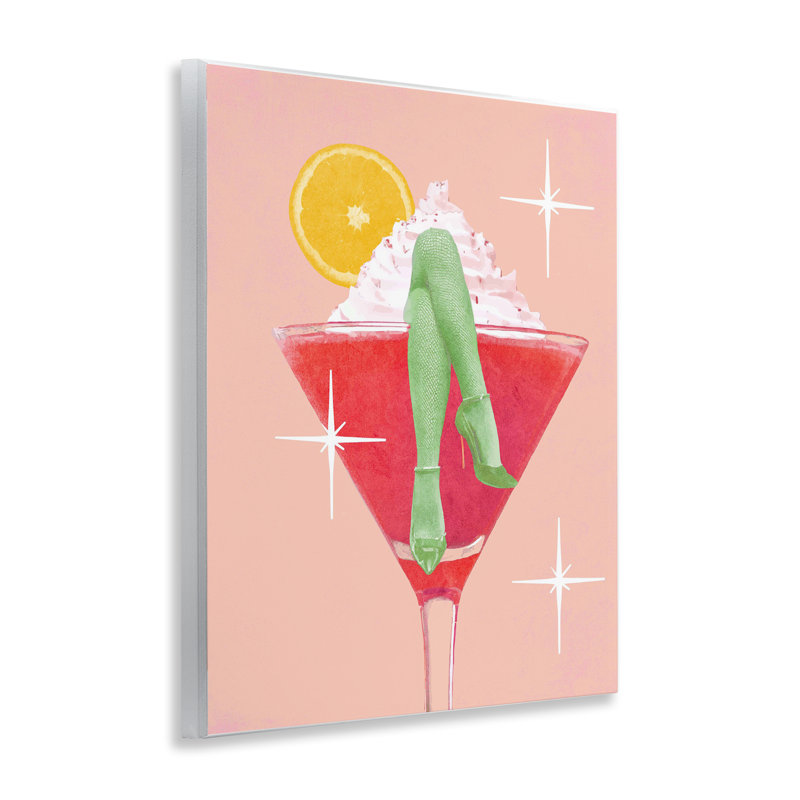 "Cocktail with Glamour Legs", art par Lil 'Rue