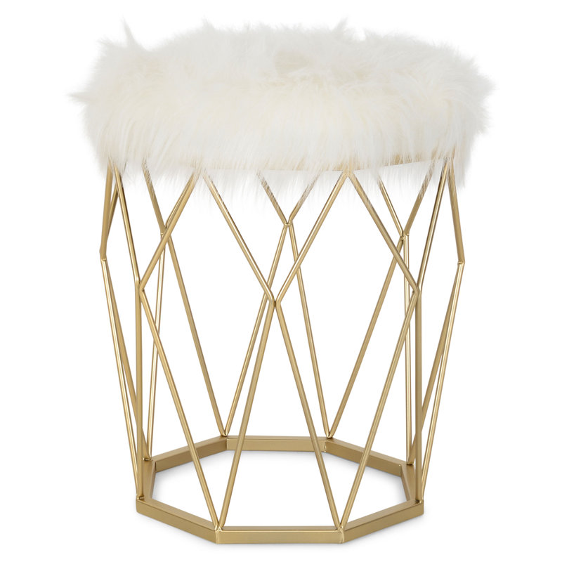 Elly Steel Accent Stool