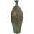 Sarahanne Ceramic Tall Distressed Antique Style Decorative Green Vase-181904165