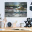  «Winter by the Boat House» par JL Munro, art mural en métal, 16 po x 12 po-974439215