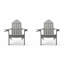 Chaise Adirondack en plastique Hackneyville-1044312000