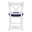 Chaise d'appoint rembourrée Marina
