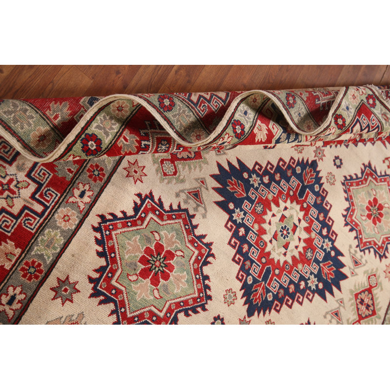 Tapis géométrique Kazak 7 x 10