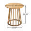 Ensemble repas d'extérieur 3 pièces en bois d'acacia avec coussins crème, teck