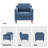 32" W Modern Soft Faux Leather Chair-1917316408