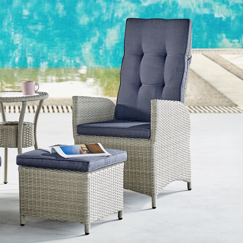 Pangburn 4 Seater Rattan Conversation Set