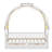 Twin-Size Bed With An Arched Roof And Two Built-In Drawers-2050929281