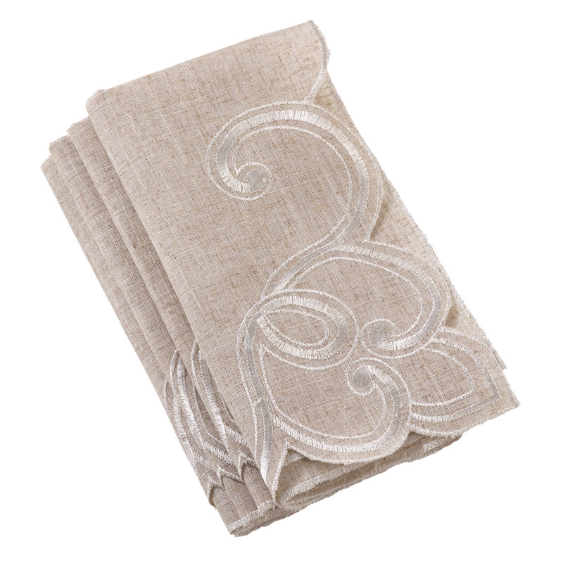 Adelline Embroidered Square Napkin