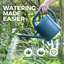 Arrosoir pour plante d'intérieur à l'intérieur 1 gallon avec buse amovible, arroseur sans goutte, fabriqué en plastique recyclé, bleu (3 litres)