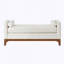 Grand repose-pieds rembourré en tissu Boucle-880304907