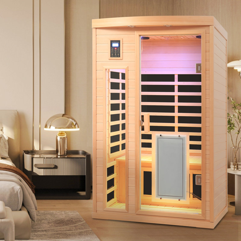 Porte de sauna basse infrarouge lointaine