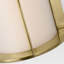 Barbara Barry Phinn 18" Linear Bath Sconce in Modern Iron with White Glass-2050023027-2050023030