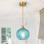 Luminaire suspendu moderne avec abat-jour en verre globe-1310455347