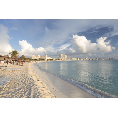 Cancun Beach by C_Fernandes - Wrapped Canvas Print