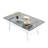 Glass Top End Table