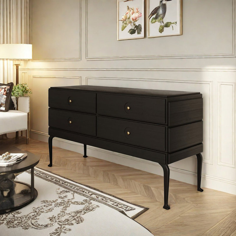 Commode d'appoint simple de style nordique durable