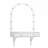 Floating Makeup Vanity Desk with Mirror-118327148