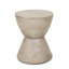 Table d'appoint d'extérieur Mgo, gris clair