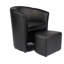 Fauteuil demi-tonneau avec repose-pieds Babumba-105776767