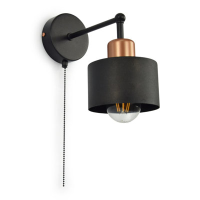 Wandleuchte mit Arm 1-flammig Austin aus Aluminium