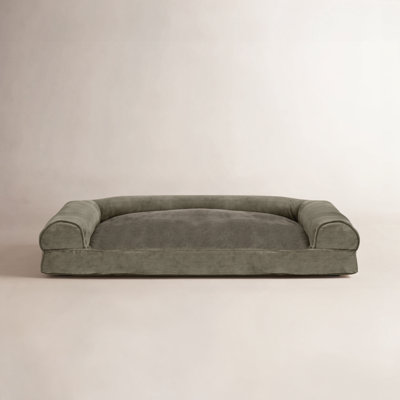 Faux Fur & Velvet Pillow Sofa Pet Bed