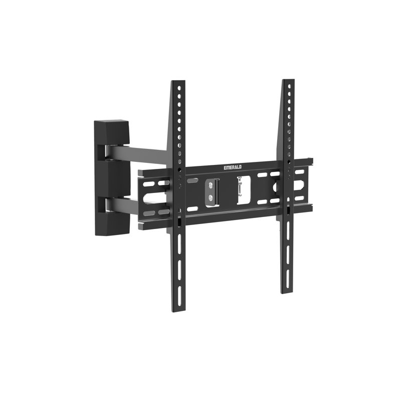 Emerald Full Motion Wall Mount For 26"-70" TVs - Up to 99lbs - Tilt, Swivel, Level  Adjustment