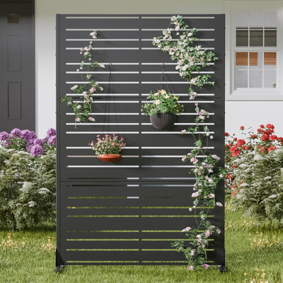 72"x 47" Outdoor Rectangular Metal Privacy Screen