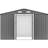 Grey Metal Storage Unit 10x8 Ft, Lockable For Backyard Outdoor Shed Ft With Construction-117994326
