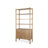 Edward Light Brown Wood 2 Door 3 Shelves Open Shelving Unit-128922721