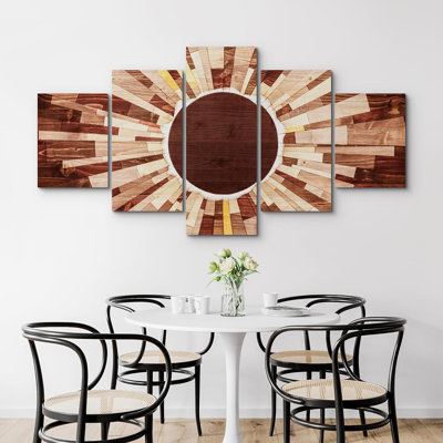 Impression sur toile 5 pièces Western Western