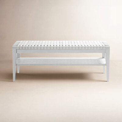 Staycation Woven Bench by Birch Lane