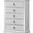 Verona G6790-CH Traditional Wooden Dresser with Silver Champagne Embossed Design and Chrome Pulls for Elegant Bedroom Storage-1147774470