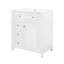 Meuble-lavabo de 30 po avec lavabo, armoire de rangement de salle de bain avec 2 tiroirs et tiroir basculant, porte d'armoire à fermeture en douceur avec rangement-386871323