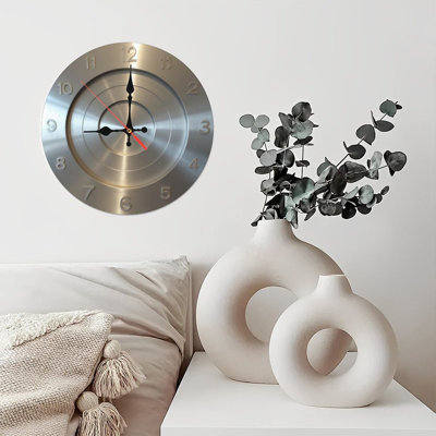 Stainless Steel Wall Clock