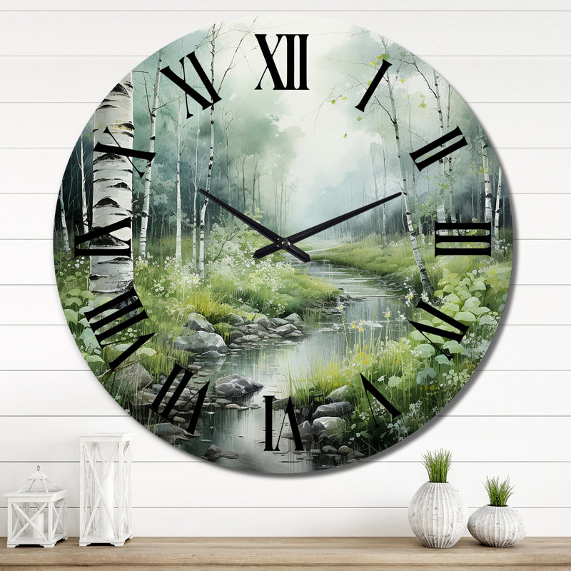 Horloge murale en métal, Très grand