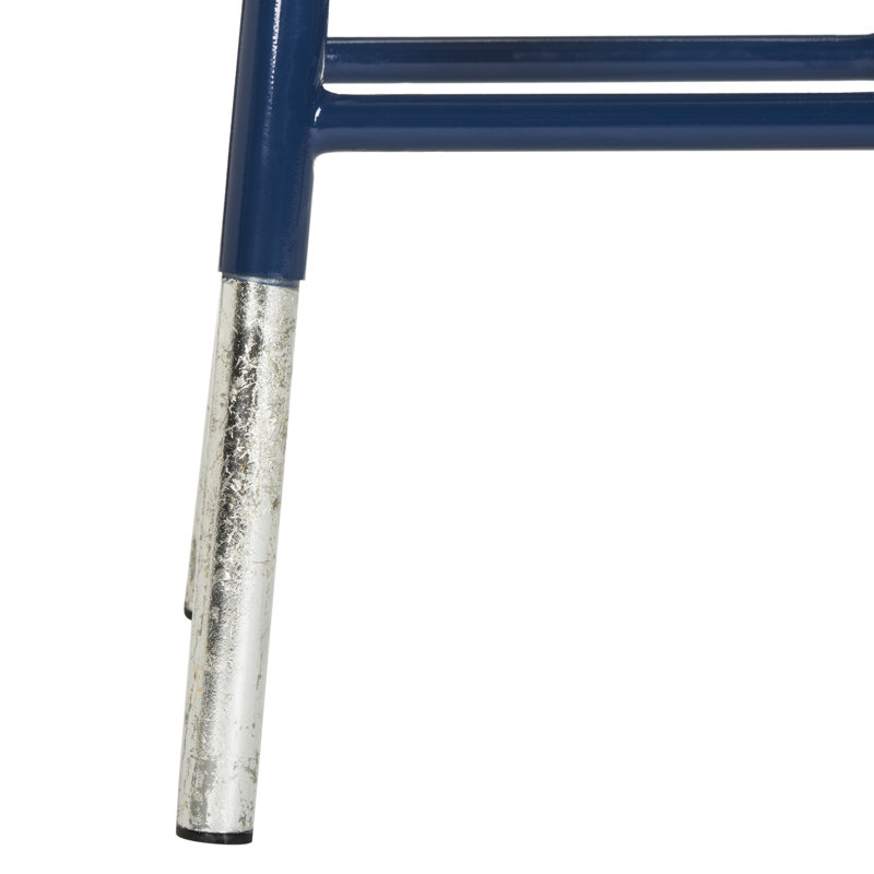 Tabouret de bar et de comptoir Amiaha, Marine, Tabouret de bar (assise de 30 po de hauteur), Argent
