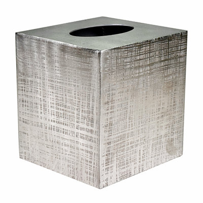 Jacquard Metal Tissue Box Cover